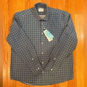 &Collar Plaid Button Down Shirt